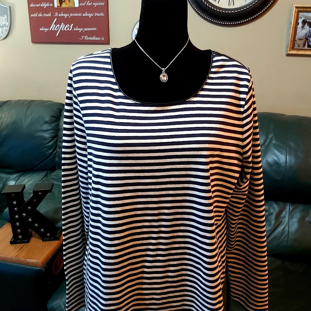 Talbots Striped Top